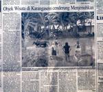 Hannah and I made it into the Bali Post.  A photographer took a photo of me taking a photo of the rice-farmer.