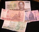 Thai money, the baht.