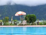 Fresh hot springs feed into this pool by Lake Batur.