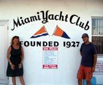 Chillin' the Miami Yacht Club.