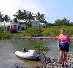 You never know what you will find lurking in the mangroves...sometimes a mansion.