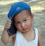 He never takes his hat off, he loves it.