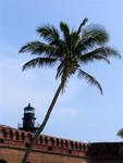 The lighthouse at Ft. Jefferson.