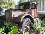 Old cars become garden art in Key West.