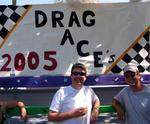 Patrick and Greg at the Key West Drag Races.