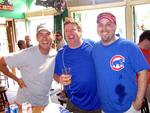 Greg, Patrick and Kurt at a bar.