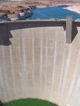 The massive Glen Canyon Dam created Lake Powell.