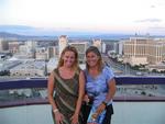 Cherie and Lisa prepare for a night out on the town.