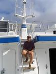 Chef Chris gives the ladies a tour of the yacht.