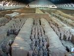 A grand view of one of the Terra-Cotta warrior pits.