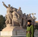 Monuments near Tiananmen Square.