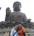 The Big Buddha was formed out of 202 pieces of cast bronze.