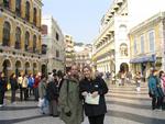 Scott and Margaret exploring Macau.