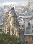 A view of the ruins of St. Paul's Church from Monte Fort.