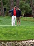 My parents and Mac follow Sophie's example and head to Spy Glass to hit a round of golf. *Photo by Joanne.