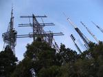 The antenna-farm on Mt. Wilson.