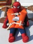 Even Spiderman wears a PFD.