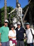 The gang on shore in San Pedro.