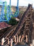 I like the old wooden coasters.
















