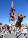 Wild afternoon parties in the Black Rock Desert.