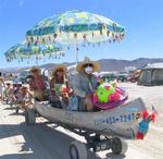 Desert paddlers.