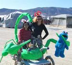 Beware of green scorpions in the Black Rock Desert.