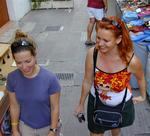 Cherie and Anne try to find the castle. *Photo by Ruarri.