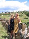 Cherie and Hannah at the Spikey Convict Bridge.