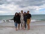 The gang enjoying Tasmania's rugged and beautiful coastline.