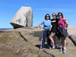 Hilda, Hannah and Diane by the blowhole.