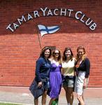 The girls go to the Tamar Yacht Club!