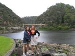 Cherie and Hilda at the Gorge in Launceston.