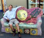 Matt on a Melbourne bench.