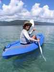 Diane kayaks around Long Island.