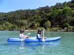 Twin kayakers.