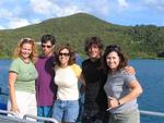 The ladies with the French guys.