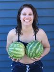 Check out Hilda's melons.