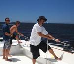 Billy, Greg and Dustin. *Photo by Karen Vaccaro S/V Miela.