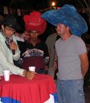 Did the 5-gallon cowboy hat help Dustin win the drinking contest?