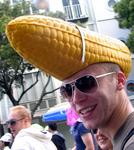 What a corny hat!