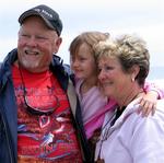 Dad, Ellie and Mom.