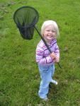 At 3-years old, Kylie is only a novice squirrel-catcher.