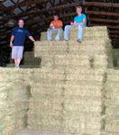 That's a lot of hay to buck.