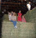 Inside the barn.