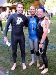Chris, Kevin and Justin ready to complete the Ironman.