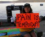 Hilda reminds the racers that "pain is temporary."