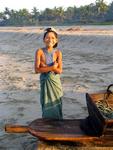 Young boy on Ngwe Saung Beach.