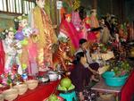 Nat worship is common in rural villages in Myanmar.