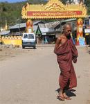 A Myanmar monk near Mt. Popa. *Photo by Jean Leitner.