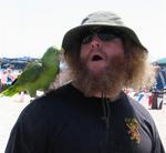 Birds flock to strongmen like previous champion Kevin Kinzy.